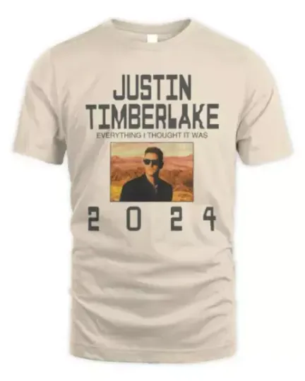 Discover 2 Sided Justin Timberlake 2024 Tour Unisex Shirts, Forget Tomorrow World Tour