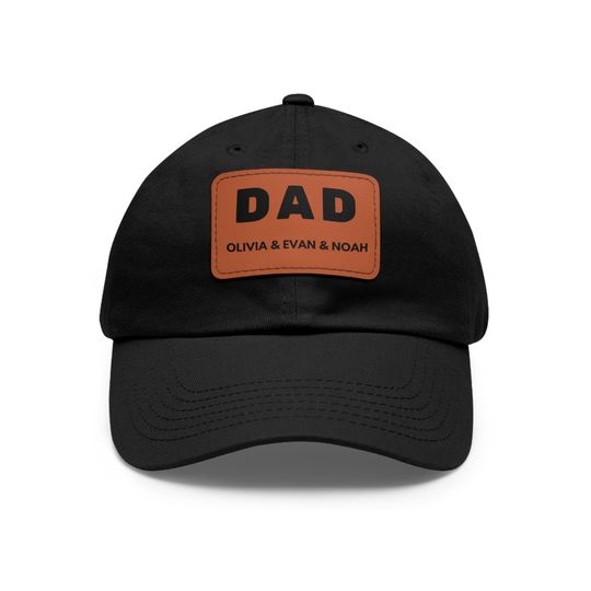 Discover Personalized Dad Patch Hat Custom Dad Hat Father's Day Gift New Dad Gift For Husband
