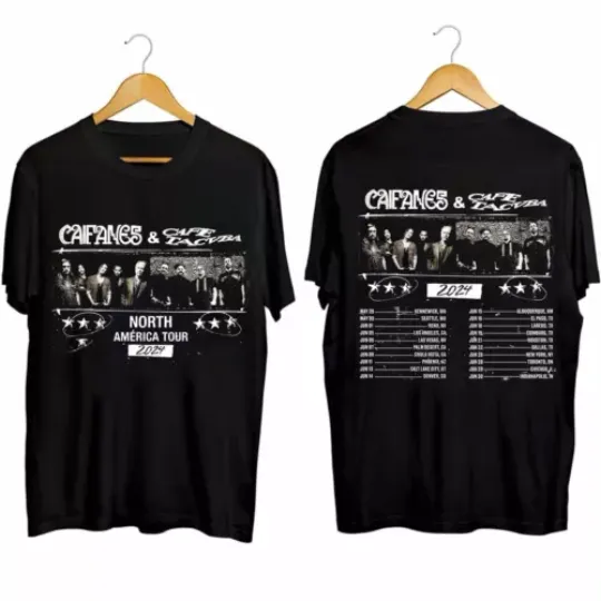 Discover Caifanes and Caf  Tacvba North America Tour 2024 Shirt