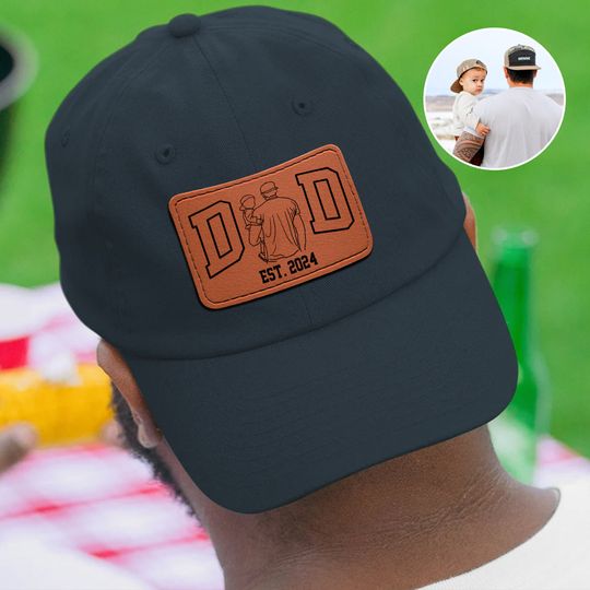 Discover Personalized Fathers Day Gifts, Custom Dad Gifts, Dad Hat With Photo, Dad Patch Cap