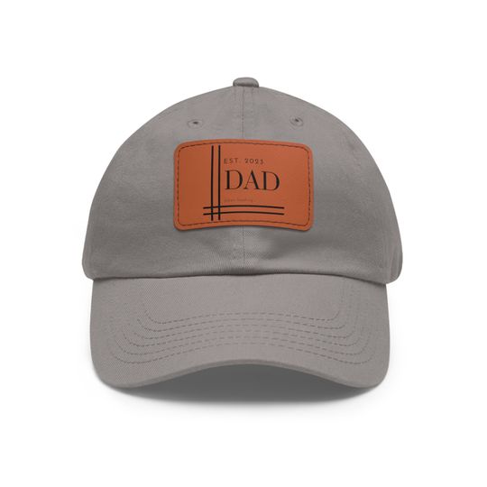 Discover Dad Hat with Leather Patch