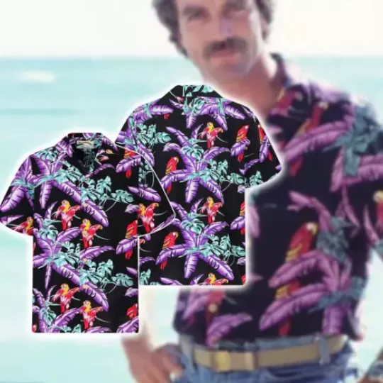 Discover Magnum PI Hawaiian Shirt, Tom Selleck Shirt, Thomas Magnum Summer Aloha Shirt