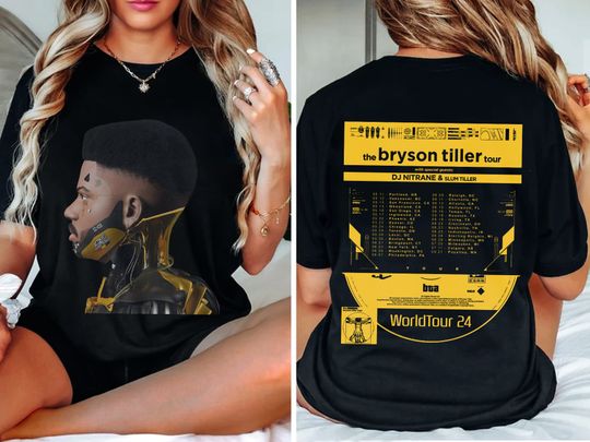 Discover Bryson Tiller 2024 Tour Shirt