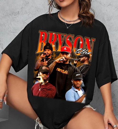 Discover Bryson Tiller Tour 2024 T-Shirt, Bryson Tiller Shirt