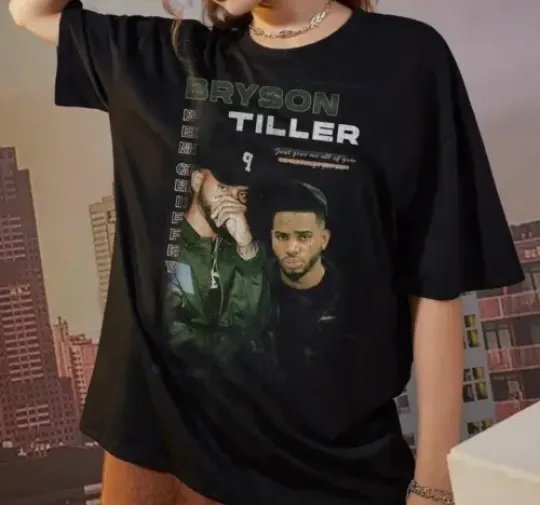 Discover Bryson Tiller Tour 2024 T-Shirt, Bryson Tiller Shirt