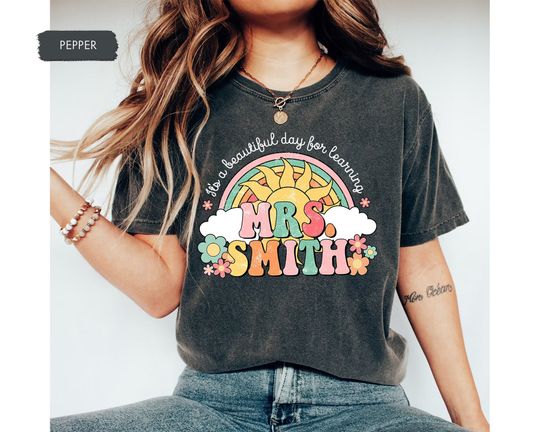 Discover Custom Personalized Teacher Name Shirt