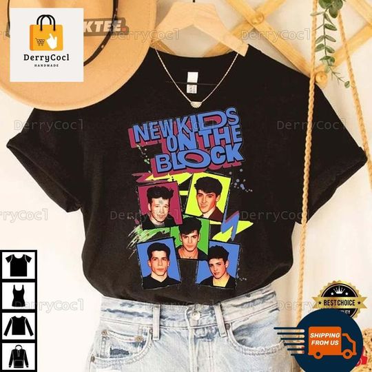 Discover NK on The Block Shirt, NKOT Block Band T Shirt, Classic Rock