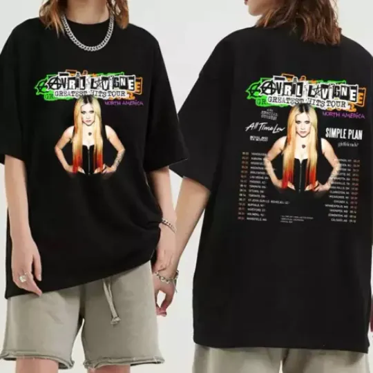 Discover Avril Lavigne 2024 Tour Shirt, Avril Lavigne Fan Shirt