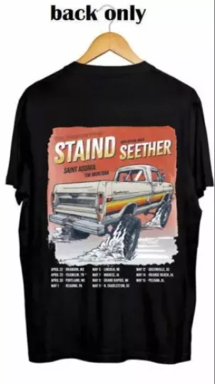 Discover Staind 2024 Tailgate Tour Shirt  Staind Band Fan Shirt  Tailgate 2024 Concert Sh