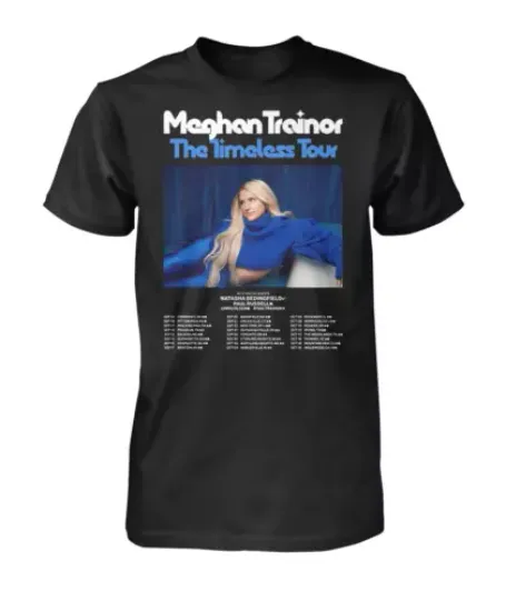 Discover Meghan Trainor The Timeless Tour 2024 Tee T shirt S-5XL ZZ276