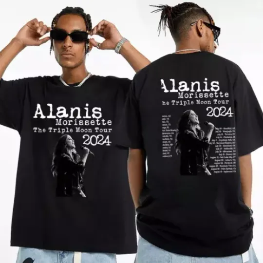 Discover Alanis Morissette The Triple Moon Tour 2024 Shirt, Alanis Morissette 2024 Concer