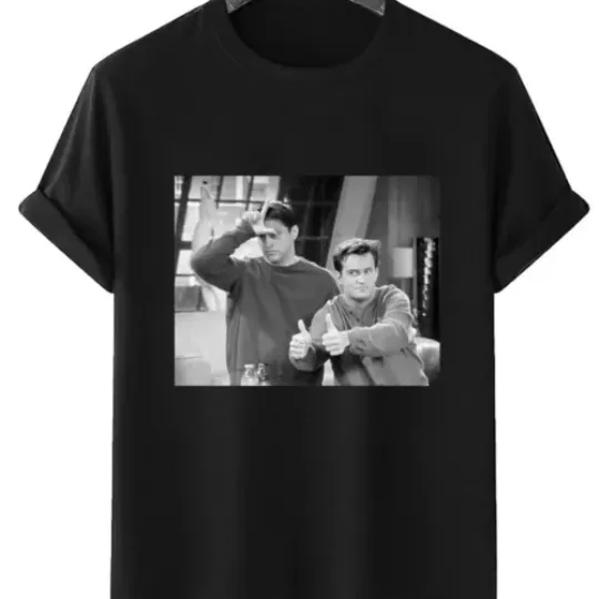 Discover Friends Sitcom 1994 Chandler Bing and Joey Tribbiani Friend Meme Unisex T-shirt