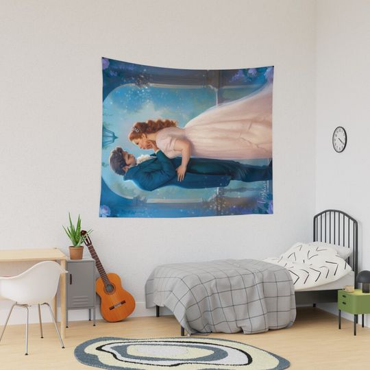 Discover Bridgerton Colin and Penelope Polin Couple Tapestry