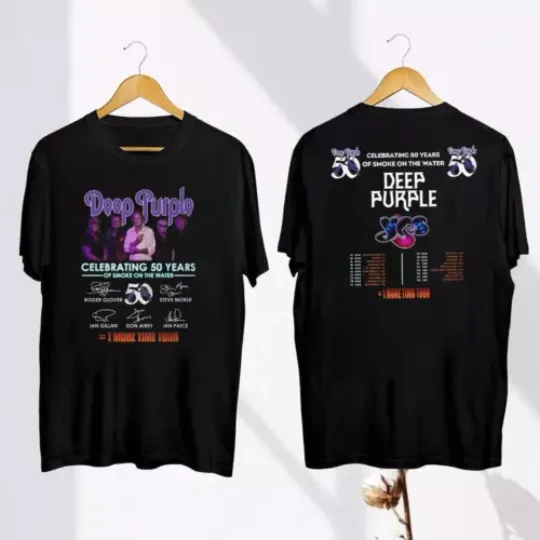 Discover 2024 Deep Purple Tour Band T-Shirt
