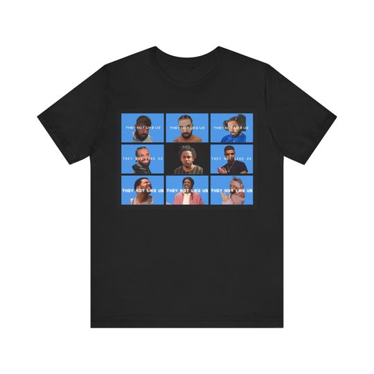 Discover Kendrick Lamar "They Not Like Us" Drake Diss Short Sleeve Tee