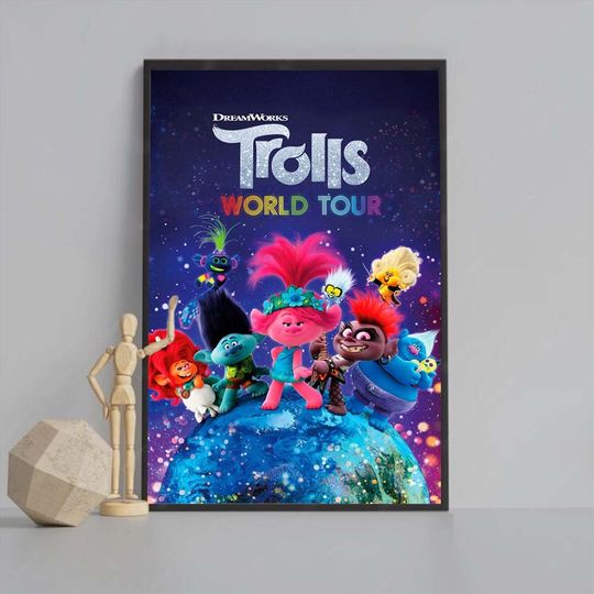 Discover Trolls World Tour Minimalist Movie Poster