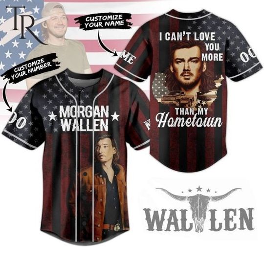 Discover Personalized Wallen Baseball Jersey - Custom Country Music Gift