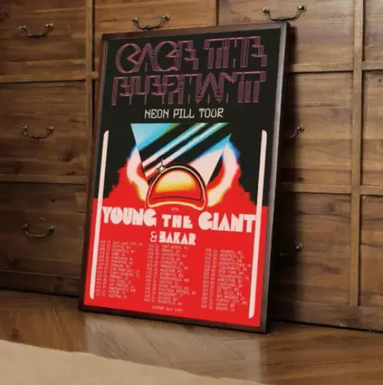Discover Cage The Elephant 2024 Tour Poster