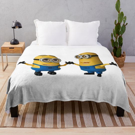 Discover Minions  Throw Blanket