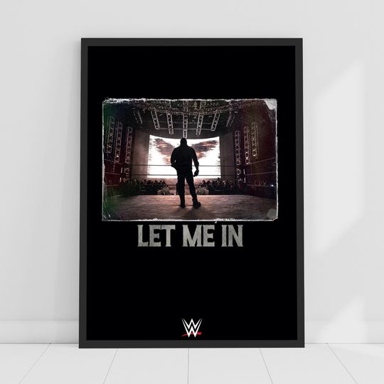 Discover Wrestling Entertainment Print - Bray Wyatt Let Me In Wings Poster Wrestling Wall Art