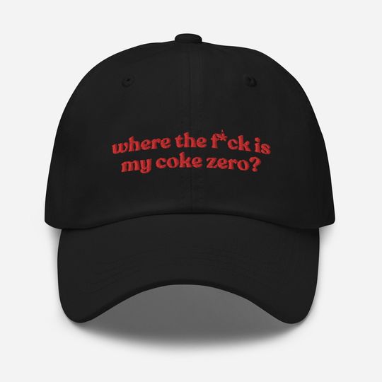 Discover Coke Zero Embroidered Hat
