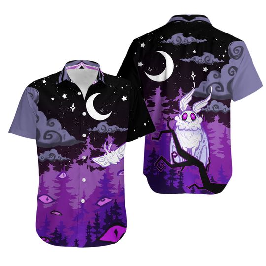 Discover Asexual Subtle Pride Mothman Hawaiian Shirt