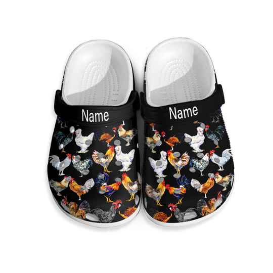 Discover Chicken Personalized Clogs Shoes With Chicken Breeds
