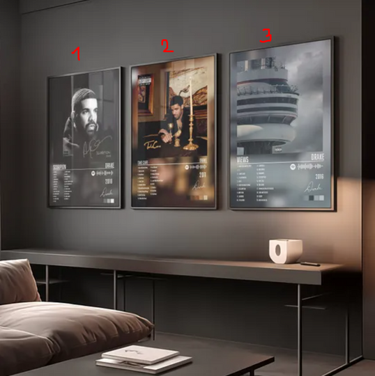 Discover Drake Album Bundle with Posters