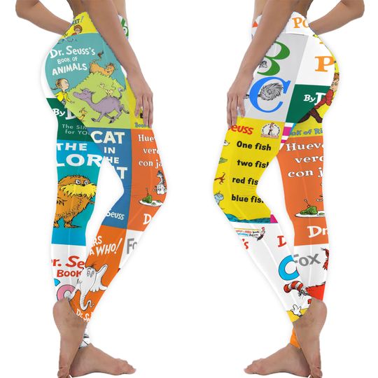 Discover Seuss Geisel Women's Cut & Sew Casual Leggings