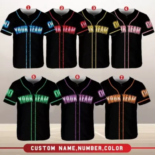 Discover Custom Baseball Jersey with Personalized Team Name Number Ideal for Baseball Fan