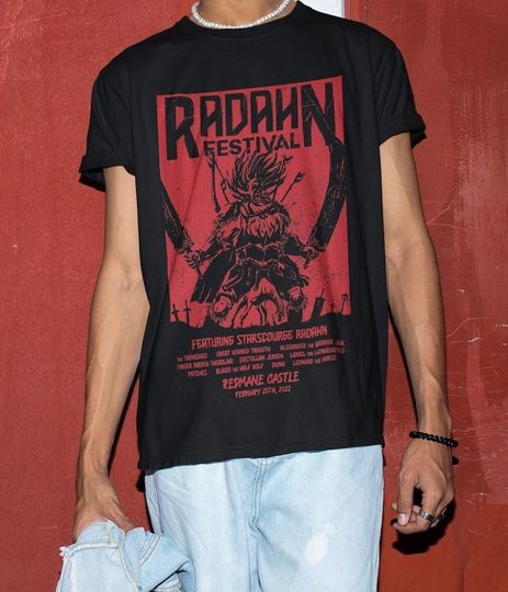 Discover Unisex Elden Shirt Radahn Graphic Tee, Elden Shirt Warrior Jar