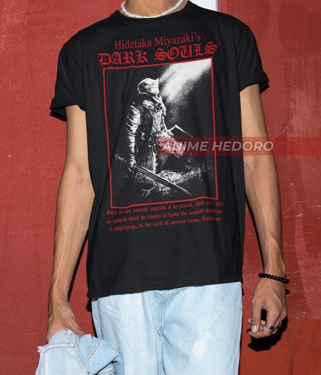 Discover Unisex Soulsborne Undead Gaming T-Shirt, Bloodborne Souls Videogame