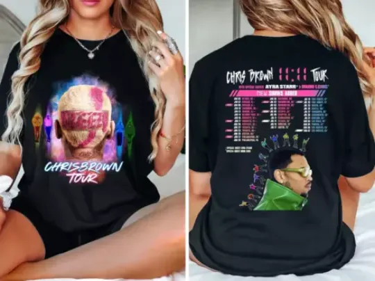 Discover Chris Brown Shirt, Chris Brown 11 11 Tour 2024 Shirt