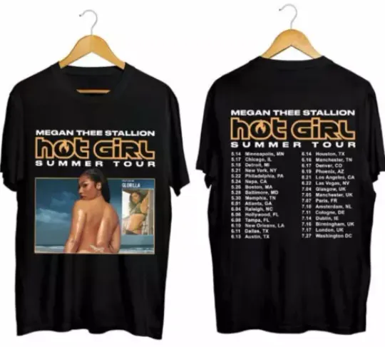 Discover Megan Thee Stallion - Hot Girl Summer Tour 2024 Unisex Shirts