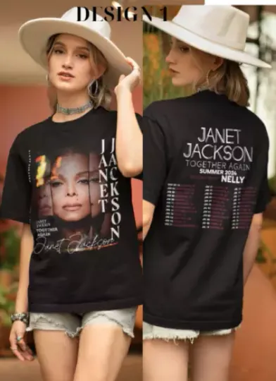 Discover Janet Jackson Together Again Summer Tour 2024 Shirt