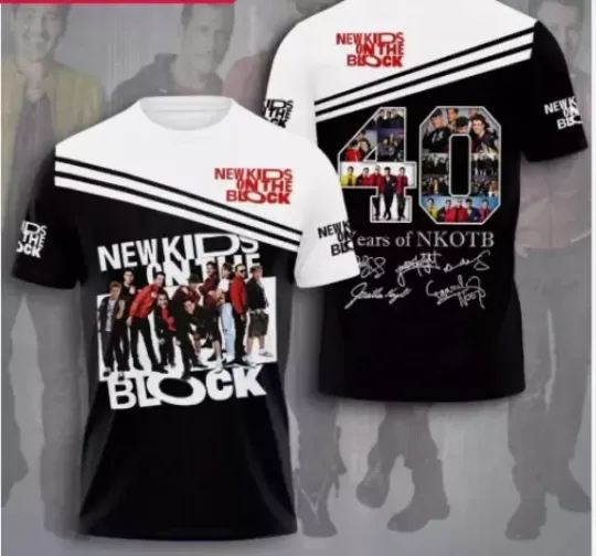Discover NKOT Block T-Shirt NK on The Block Unisex 3D Shirt For Men And Women