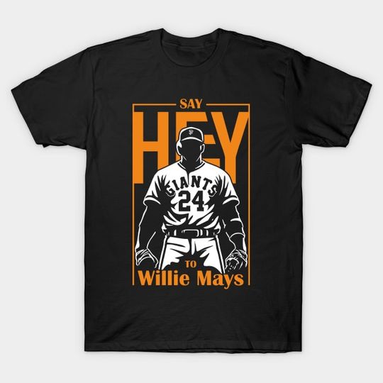 Discover Vintage Willie Mays Baseball T-Shirt, Willie Mays Tribute Shirt