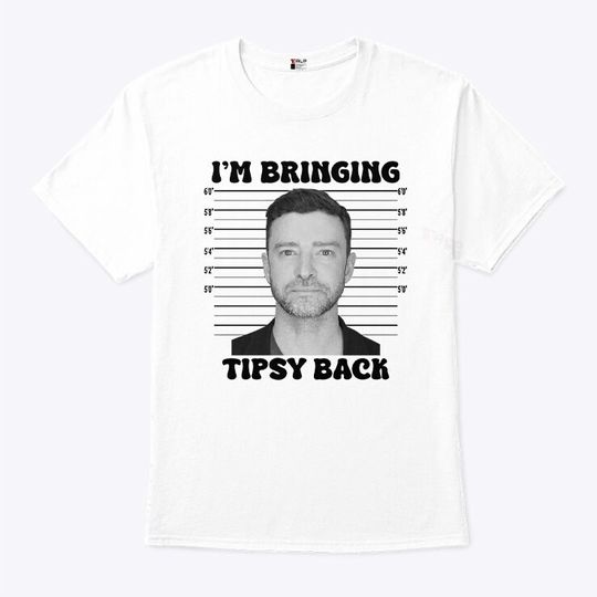 Discover Justin Timberlake Mugshot Im Bringing Tipsy Back Shirt