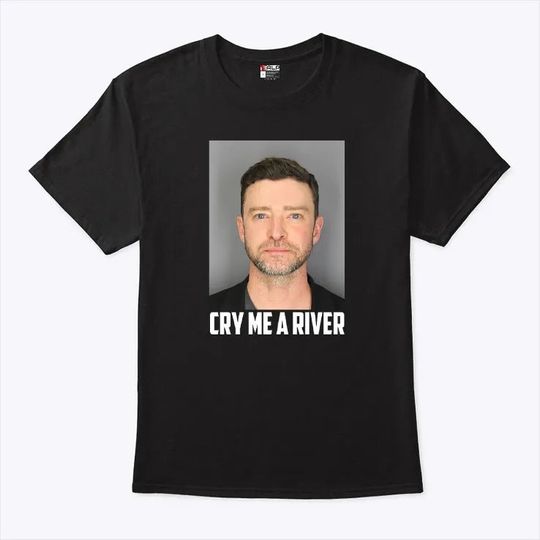 Discover Justin Timberlake Mug Shot Cry Me A River Shirt