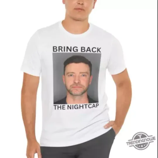 Discover Justin Timberlake Mugshot Unisex T-Shirt, White