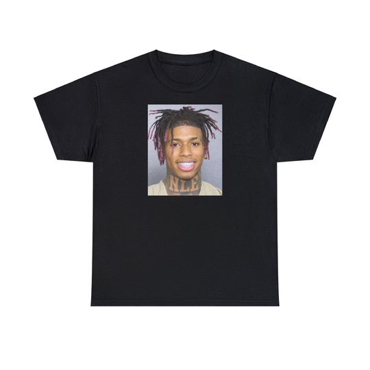 Discover NLE Choppa Mugshot T-shirt | Travis concert bootleg tee | Graphic Unisex Tee