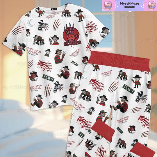 Discover Freddy Krueger Pajamas Set, A Nightmare On Elm Street