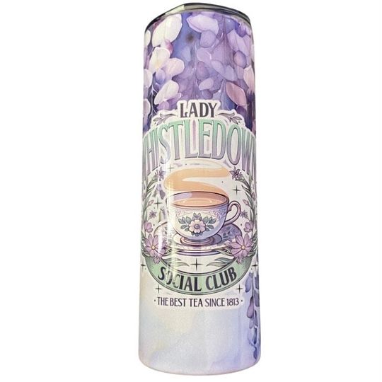Discover Lady Whistledown Tumbler with Lid and Straw