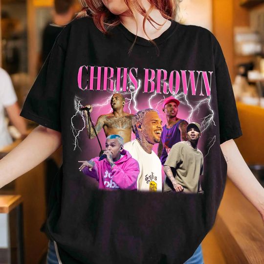 Discover Vintage Chris Brown T-Shirt, Chris Brown Bootleg Shirt