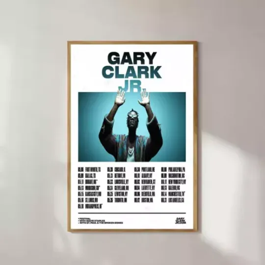 Discover Gary-Clark American 2024 Tour Poster