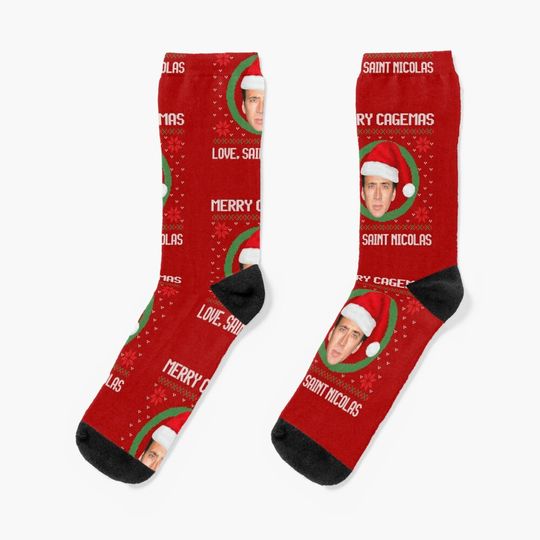 Discover Merry Cagemas Socks