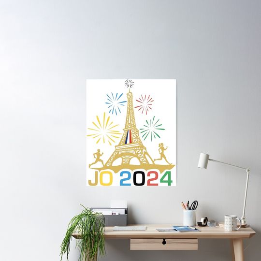 Discover Olympic Games 2024 Premium Matte Vertical Posters