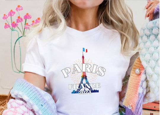Discover USA summer games in Paris Shirt, USA cycling, Paris games T-shirt 2024, gift for her