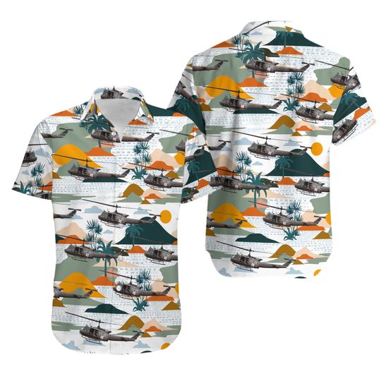 Discover UH-1 Huey Medevac Hawaiian Shirts