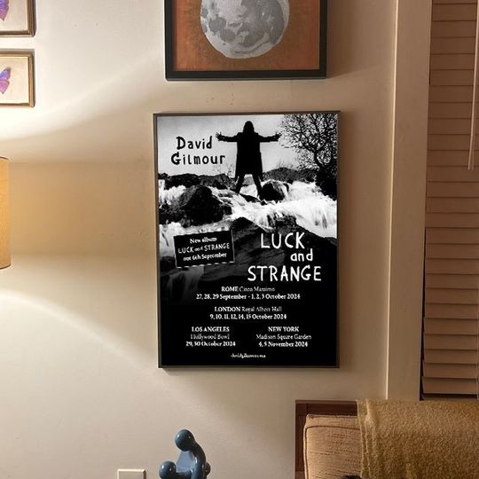 Discover DAVID GILMOUR- 2024 TOUR poster